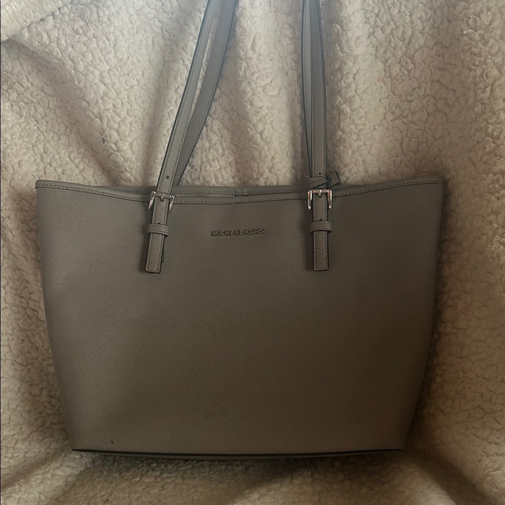 Michael Kors Gray Tote Bag